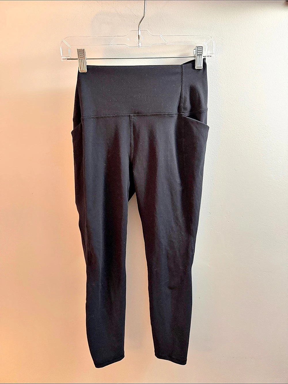 Spyder Active Black Leggings Size M/M Like New